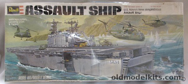 Revell 1/720 Assault Ship USS Tarawa LHA-1, H406 plastic model kit